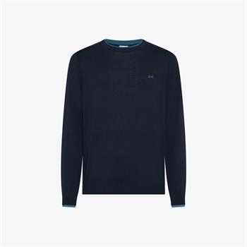SUN68 MAGLIA NECK DOUBLE