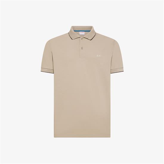 SUN68 POLO SMALL STRIPE COLLAR