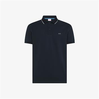 SUN68 POLO STRIPE E26U 07 NAVY