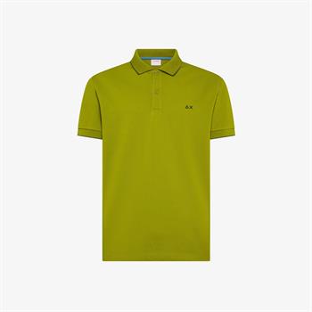 SUN68 POLO SMALL STRIPE COLLAR