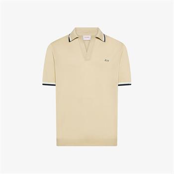 SUN68 POLO DETAILS E26U 16 BEIGE