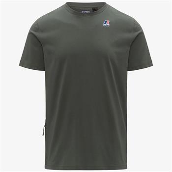 K-WAY T-SHIRT LEONIDE E26U WMR VERDE