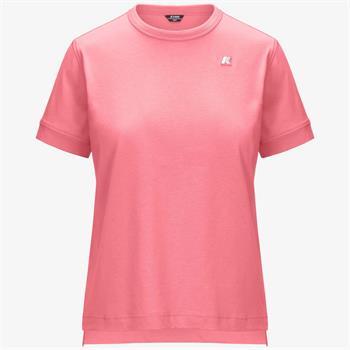 K-WAY T-SHIRT EMEL E26D Q28 ROSA