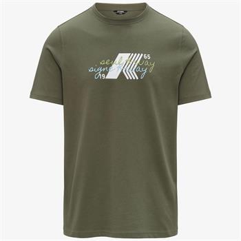 K-WAY T-SHIRT ODOM E26U V15 VERDE