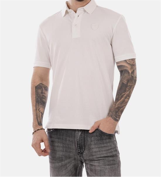 BLAUER POLO ALBANS E26U 7440 100 BIANCO