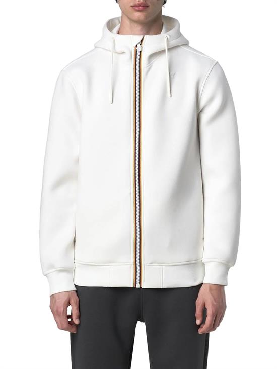 K-WAY FELPA RAINER E26U 001 BIANCO