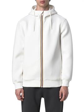 K-WAY FELPA RAINER E26U 001 BIANCO