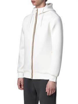 K-WAY FELPA RAINER E26U 001 BIANCO