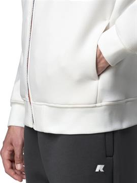 K-WAY FELPA RAINER E26U 001 BIANCO