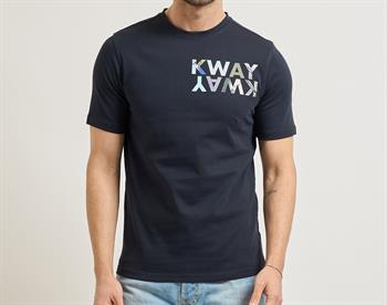 K-WAY T-SHIRT ODOM E26U K89 BLU