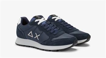 SUN68 RUNNING SUEDE I25U 07 NAVY