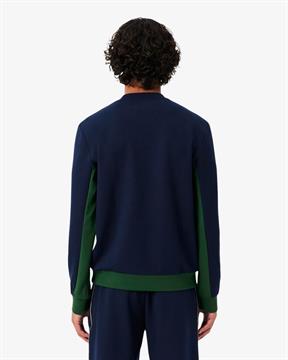 LACOSTE FELPA GIRO E26U 802 BLU/VERDE