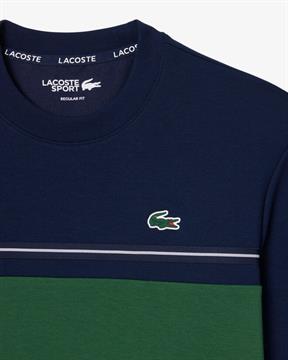LACOSTE FELPA GIRO E26U 802 BLU/VERDE