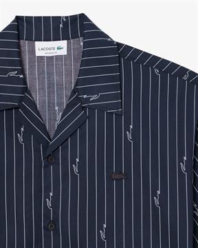 LACOSTE CAMICIA MM E26U IY8 NERO