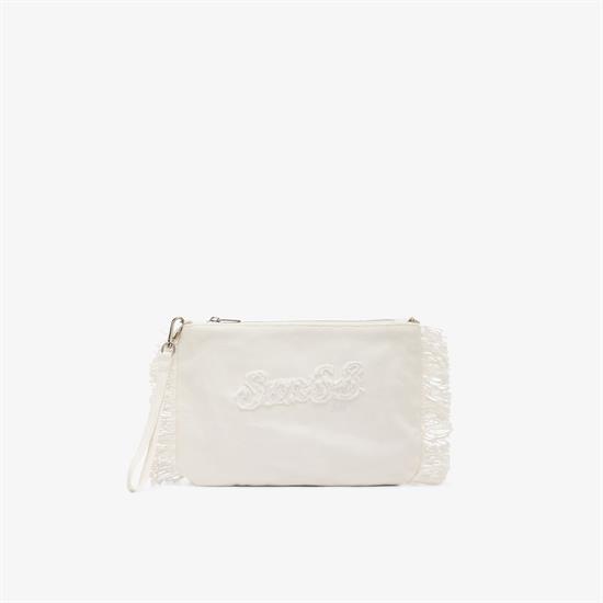 SUN68 POCHETTE FRINGES CANVAS