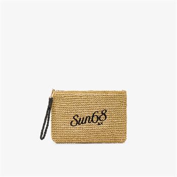 SUN68 POCHETTE STRAW E26D 16 BEIGE