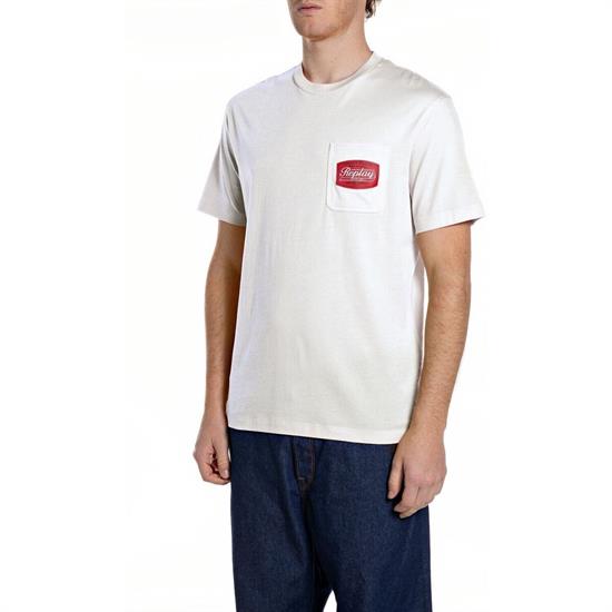 REPLAY T-SHIRT E26U 2660 011 BIANCO