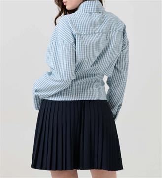 VICOLO CAMICIA QUADRI E26D CIELO