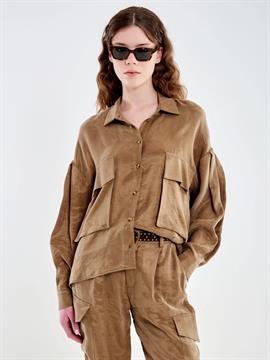 VICOLO CAMICIA E26D TABACCO