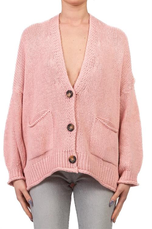 VICOLO CARDIGAN E26D ROSA