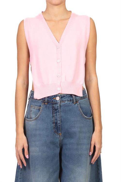 VICOLO GILET E26D ROSA