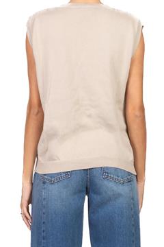 VICOLO GILET E26D BEIGE