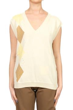 VICOLO GILET E26D BURRO