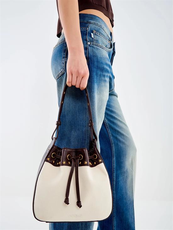 VICOLO BORSA CANTER E26D MORO/BURRO