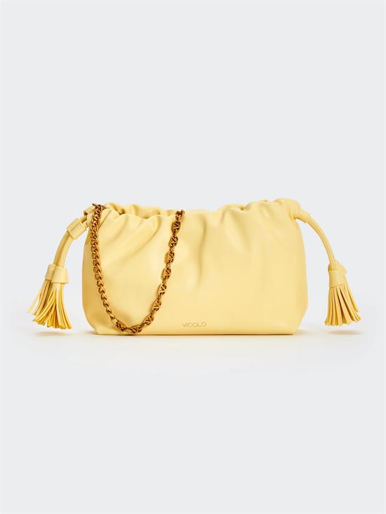 VICOLO BORSA TASSEL E26D YELLOW