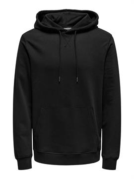 ONLY FELPA C/CAPP E26U NERO