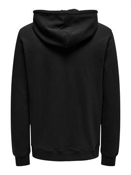 ONLY FELPA C/CAPP E26U NERO