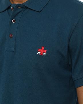 ZU+ POLO PIQUET E26U DEEP DENIM