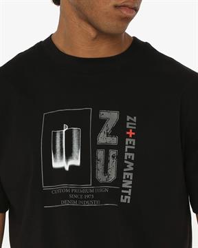 ZU+ T-SHIRT E26U BLACK