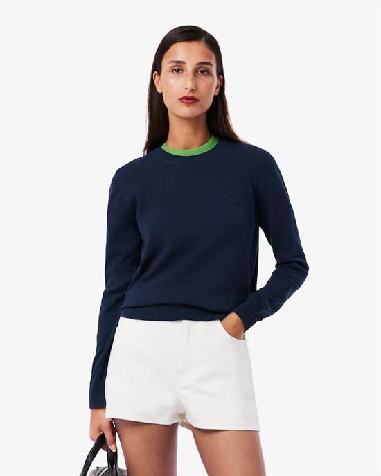 LACOSTE MAGLIA E26D 166 BLU