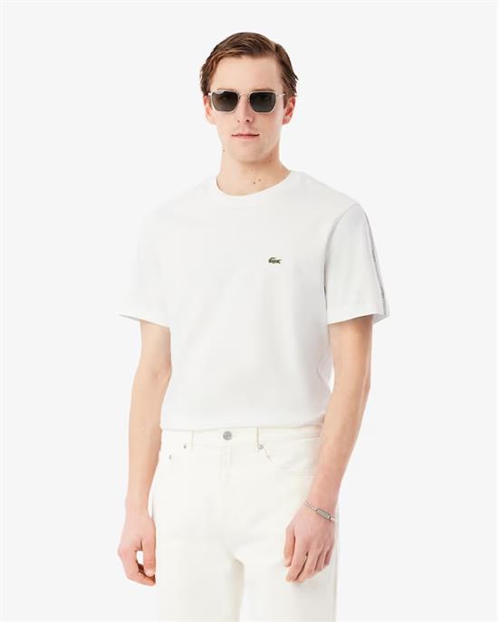 LACOSTE T-SHIRT E26U 70V BIANCO