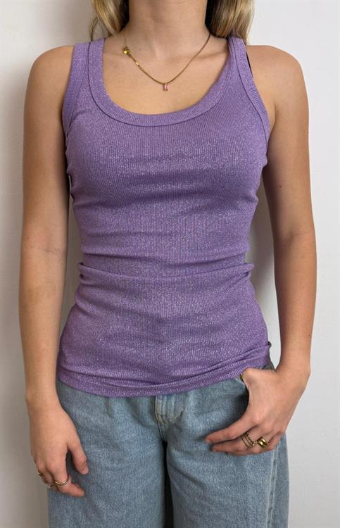 VICOLO TOP LUREX E26D LILLA