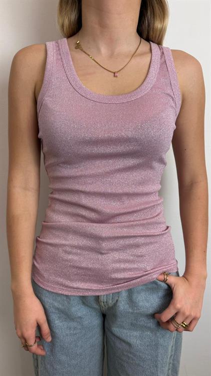 VICOLO TOP LUREX E26D ROSA
