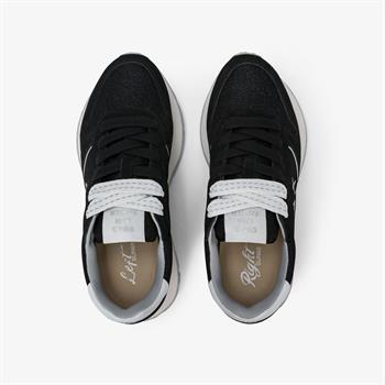 SUN68 SHOES ALLY GLITTER E26D 11 NERO