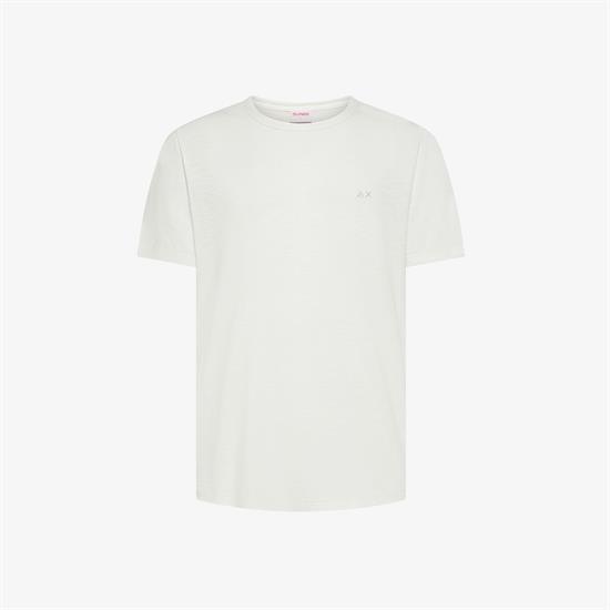 SUN68 T-SHIRT JERSEY E26U 31 PANNA