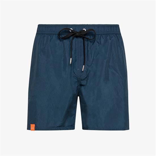 SUN68 BEACH PRINT E26U 07 NAVY