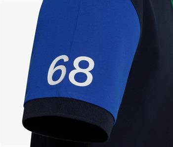 SUN68 POLO FLUO E23U 07 NAVY