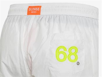 SUN68 BEACH FLUO E25U 01 BIANCO