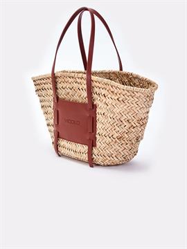 VICOLO BORSA TROPEZ E25D 08 PAGLIA