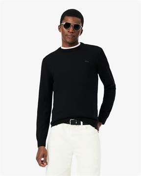 LACOSTE MAGLIA 100% I26U 031 NERO