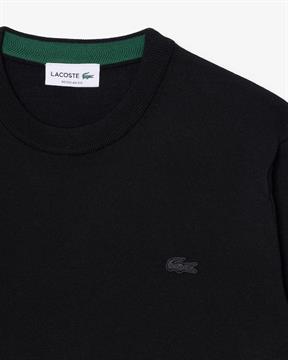 LACOSTE MAGLIA 100% I26U 031 NERO