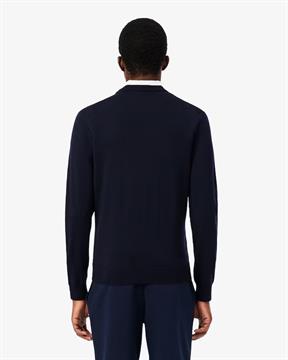 LACOSTE MAGLIA 100% I26U 166 BLU