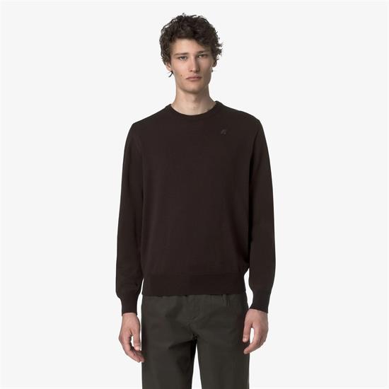 K-WAY MAGLIA SEBASTIEN I26U 260 COFFEE