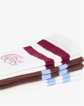 LACOSTE SOCKS 3PZ I26U WIT MULTICOLOR