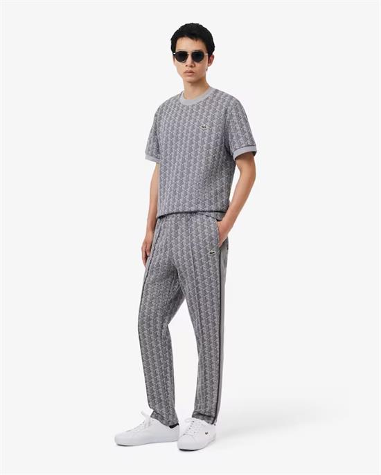 LACOSTE PANTA TUTA I26U 41I GRIGIO