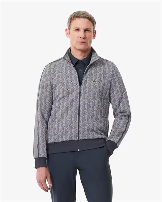 LACOSTE FELPA I26U 41I GRIGIO